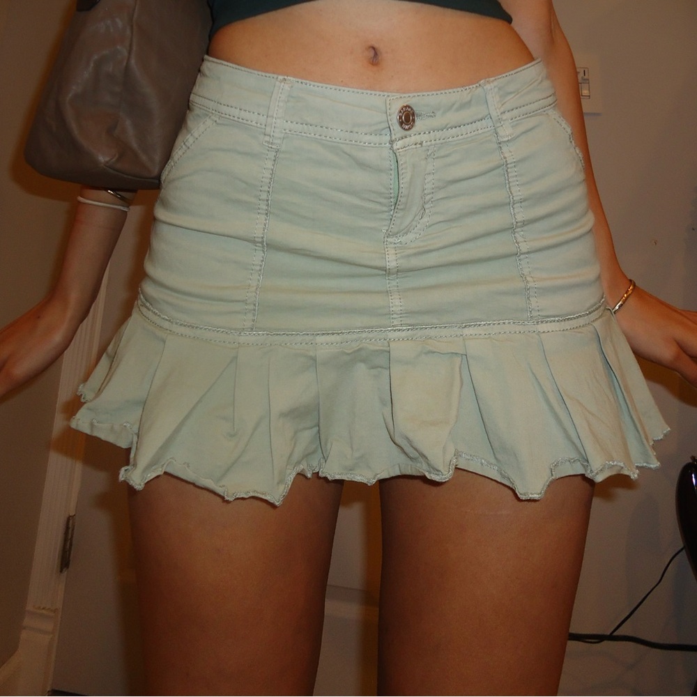 Garage Pleated Fairy Mini Skirt